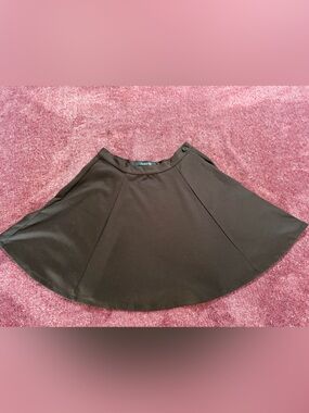 Forever 21 Black Ribbed Skirt